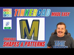 Easily Make Shapes filled with Patterns! Tinkercad SVG Tutorial