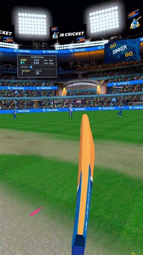 Cricket game using Virtual reality Headset | #tech #gaming #cricket