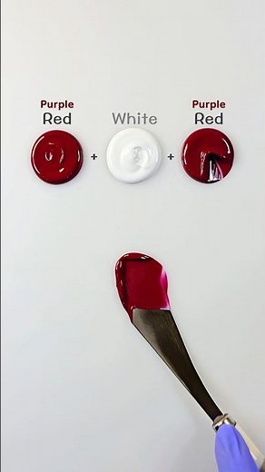 How to make Purple Red Color Mixing 😍🎨 #colormixing #paintmixing #painting #satisfying