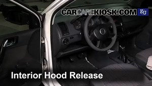 How To Open Hood: 2006 Volkswagen Polo E 1.2L 3 Cyl.