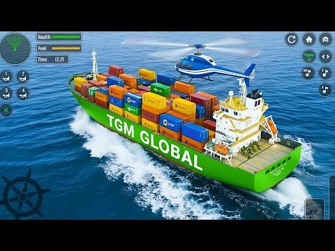 Real Cargo Ship Simulator 🚢 | Massive Ocean Transport | Ship Simulator Android Gameplay