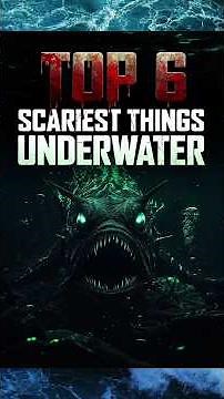 🌊😱Top 6 SCARIEST things ever found underwater... you won't believe #6! 🦑👁️‍🗨️