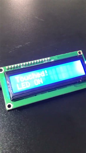 Touch sensor #touchsensor #LCD #arduinouno