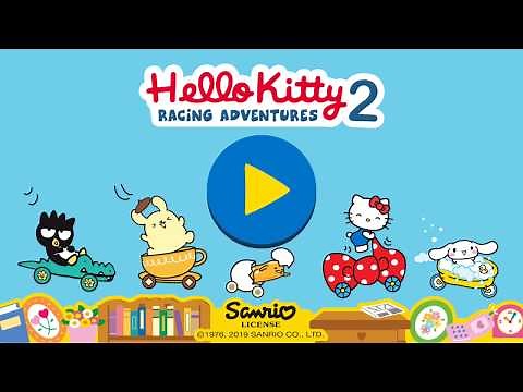 Hello Kitty racing - car games for toddler girls
