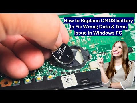 How to Change CMOS battery to Fix Wrong Date & Time Issue in Windows PC
