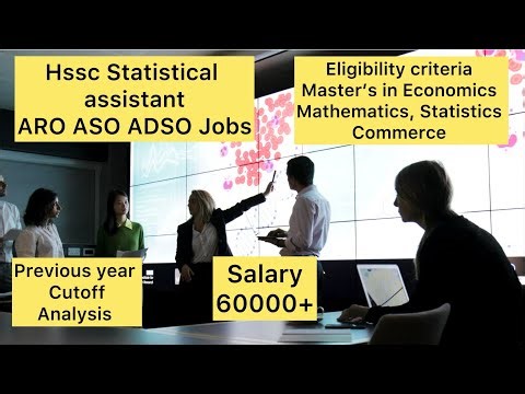 Hssc Statistical Jobs previous Cutoff analysis eligibility criteria all information in one video