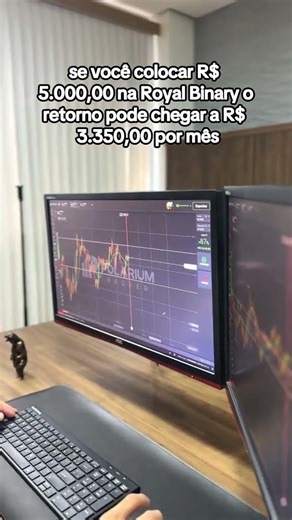 se você colocar R$ 5.000,00 na Royal Binary o retorno pode chegar a R$