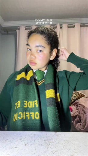 Get Ready with Me: Slicked Back Bun Tutorial | Curly Hair