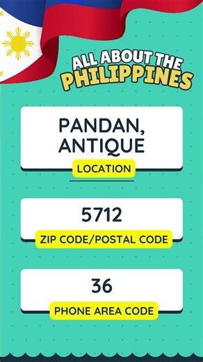 Pandan, Antique | ZIP Code and Area Code #ZIPCode #AreaCode #PhilippineZIPCode
