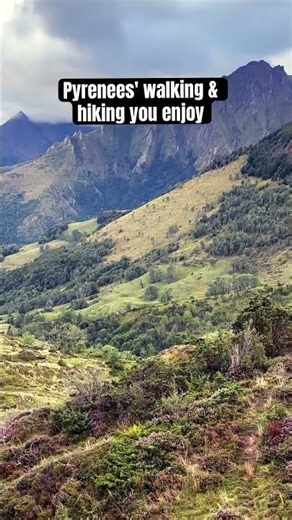Up for a hike? Adventuring in the Pyrenees Mountains 🏔️#mountainhike #hiking #walkthrough #nature