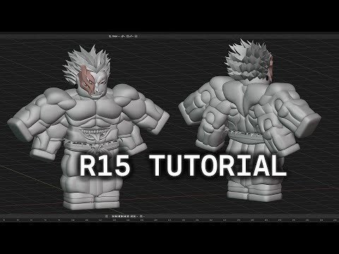 R15 sukuna 3d modeling tutorial [PART 1/3 POLY MODELING]