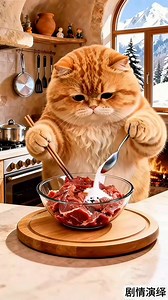 51K views · 1.6K reactions | Fat Orange Cat cooks: Stir-fried Yellow Beef. Eating Hunan-style stir-fried yellow beef together with Brother Tiger and Sister Blossom. | Li Li | Facebook