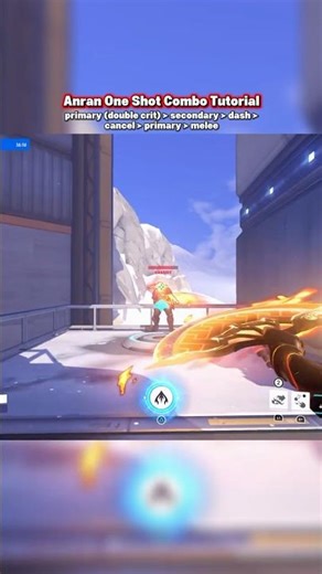 Anran One Shot Combo Tutorial #overwatchclips #overwatch #gaming #anran