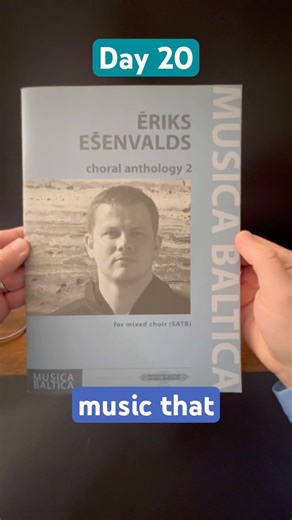 Day 20 - Stars by Eriks Esenvalds #choir #sheetmusic #choralmusic #concertrep #30daysuperfans