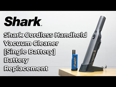 Shark Cordless Handheld Vacuum Cleaner WV200 - Vacuum battery replacement tutorial CS-EWV220VX