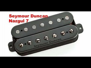 Dimarzio Super Distortion 7 and Seymour Duncan Nazgul 7