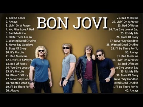 Bon Jovi Greatest Hits Full Album – Best Slow Rock Songs of All Time | Classic Rock Collection