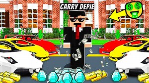 i Became Poor to Rich in One DAY in MINECRAFT ..🤑🤑 | Carry Depie