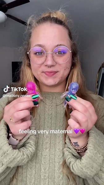 and the pink one is my fav child, sorry not sorry 😗🩷 #squishybabies #maternal #tabasquishies #5below #motherly