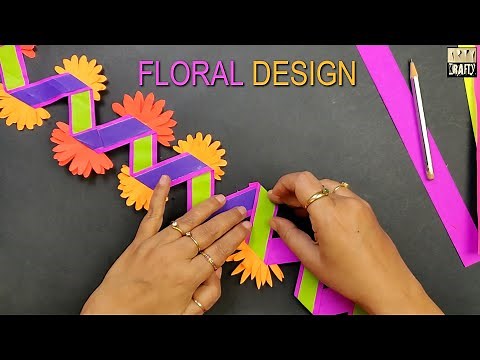 A Unique, Beautiful & Very Easy Border for Bulletin Board | 5 - Min. Design | DIY