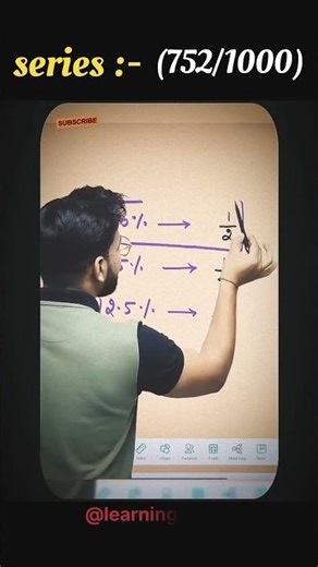 Maths Short trick series (752/1000 ) ✅. #tranding #tricks #math #genius #important #toper #shorts