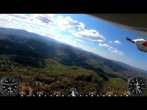 Elk River Airport Approach and Landing from Banner Elk