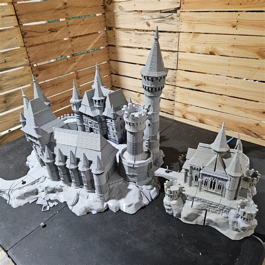 Castle Dracul-28mm, Curse of Strahd, Castle Terrain, Castle Complex, Ravenloft, Vampire Terrain, Wargaming - Etsy
