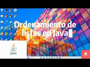 JAVA: Ordenamiento de Listas en Java #programming #programacion #java