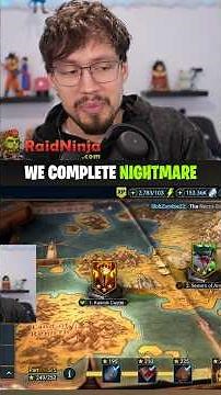 Insane Starter Account 3-Star Nightmare Campaign Complete! #raidninja #raidshadowlegends