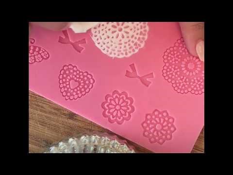 Cake Poppin Tutorials: Creating Lace using Fondant