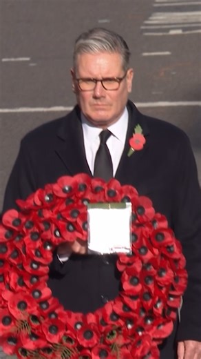 The Remembrance Sunday service in London was led by King Charles. | The Mirror