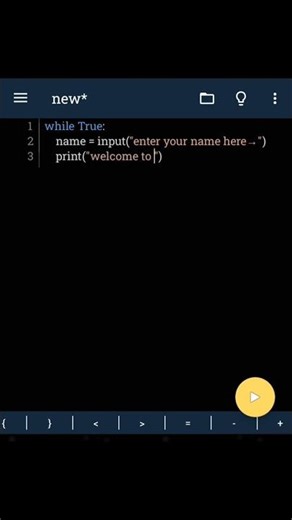 Python🐍 Loop Tutorial: Create an Interactive Welcome Message! 💻 #coding #shorts #howto