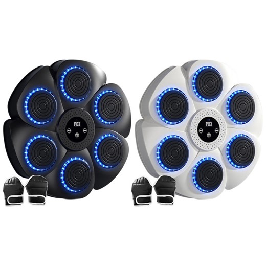 Ueb Official Mall ✪ Music Boxing Machine Boxing Reaction Wall Target Adjustable Music Boxing Puncher Wall Mounted RGB Light for Home Workout | Lazada PH