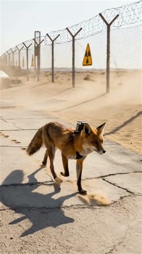 What a Fox Sees in a Forbidden Zone ☢️ (GoPro POV) #Shorts #gopro #animals