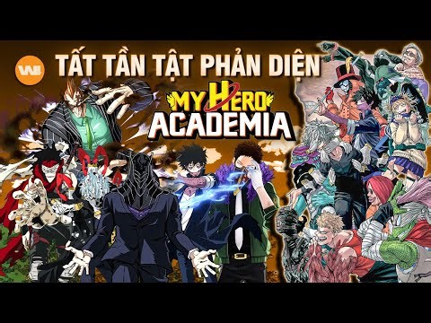 ALL THE VILLAINS ACROSS EACH ARC OF THE ANIME MY HERO ACADEMIA