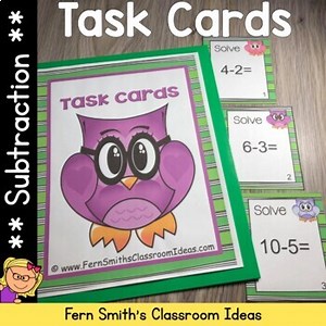 Subtraction Task Cards