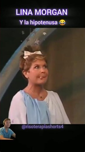 Lina Morgan en uno de esos momentos donde no sabe nada…y aun así lo convierte en comedia pura.