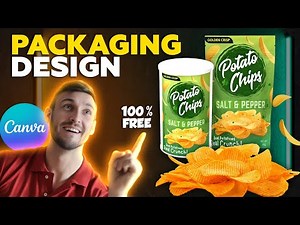 How to make STUNNING Packaging Design using Canva for FREE | Tutorial