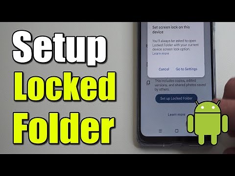 How to Setup a Locked Folder on Google Folders using Android Phone (Best Method)