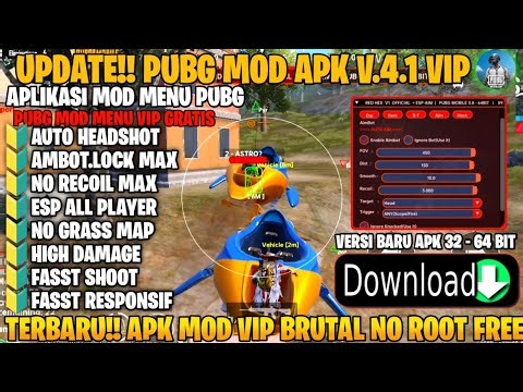 UPDATE CHEAT PUBG TERBARU 2025 GL/KR/VNG/TW/BGMI/ 32BIT DAN 64BIT NO KEY NOROOT DAN ROOT 4.1