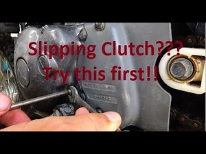 Slipping or Worn Clutch? How to adjust the auto clutch on a ttr90 or ttr110 dirtbike