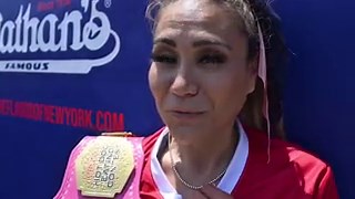 Miki Sudo sets new record at Nathan’s Famous Hotdog Eating Contest