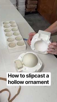 This is your cheat sheet to slip casting an ornament! #slipcast #handmadeornaments #ceramic
