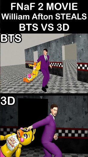 FNaF Movie William Afton STEALS - BTS VS 3D