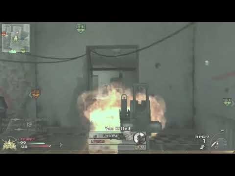 56 kill game with the WORST gun on MW2 (F2000)