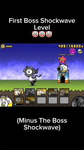 Skipped The Boss Shockwave 💀 (Battle cats)