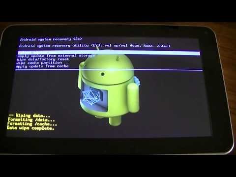 tablette android: formatage et restauration d'usine pour réparation et déblocage (INFORMATIQUE +2)