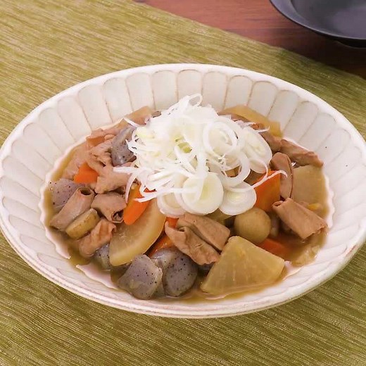 煮込み時間短縮！ 圧力鍋で作るもつ煮のレシピ動画・作り方 | デリッシュキッチン