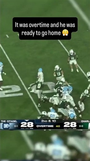 Shook the whole team to help The Citadel get the win in OT 🔥