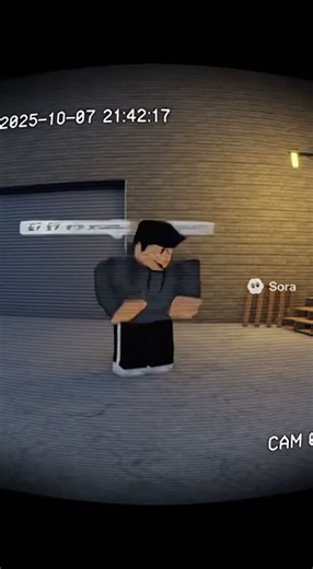 Roblox Security Cam Backflip IRL 🎥😂 “67 67 67!!” #Roblox #Funny #Meme